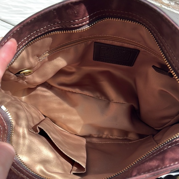 SOLD - Coach Zoe Hobo Patchwork Shoulder Bag - Picture 9 of 11